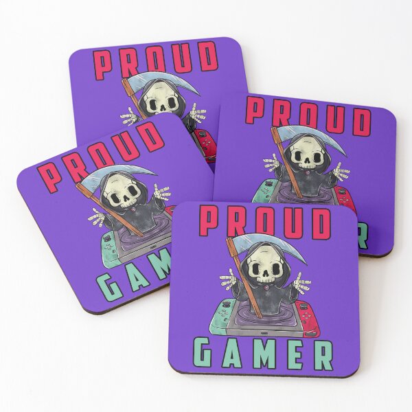 Item preview, Proud gamer : skull computer gamer designed and sold by ImaginarStore.