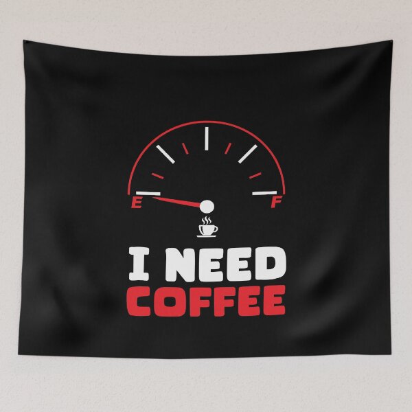 Item preview, First I Need Coffee Sign Funny Coffee Quote Need Coffee Meme designed and sold by ArabCorner.