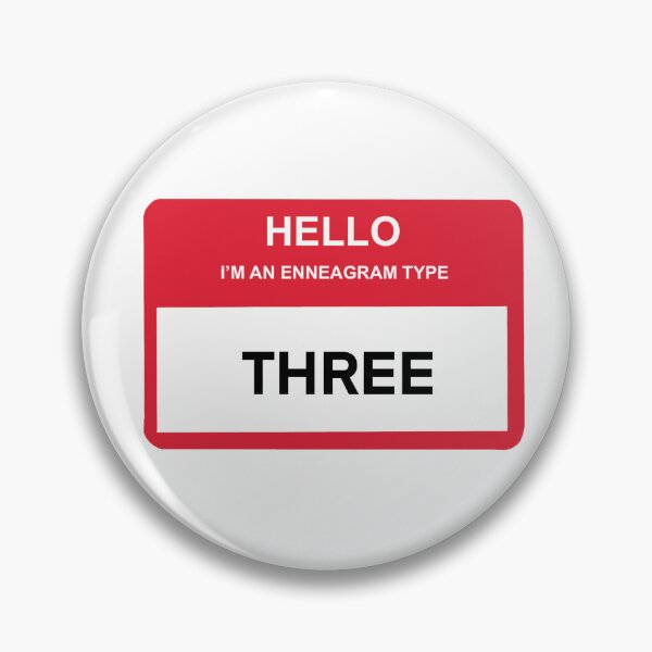 Item preview, Enneagram Type 3 Name Tag designed and sold by delmarvastickers.
