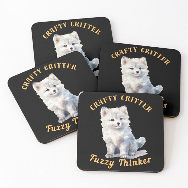 Item preview, Crafty Critter, Fuzzy Thinker. fox lover designed and sold by FoxVibes.