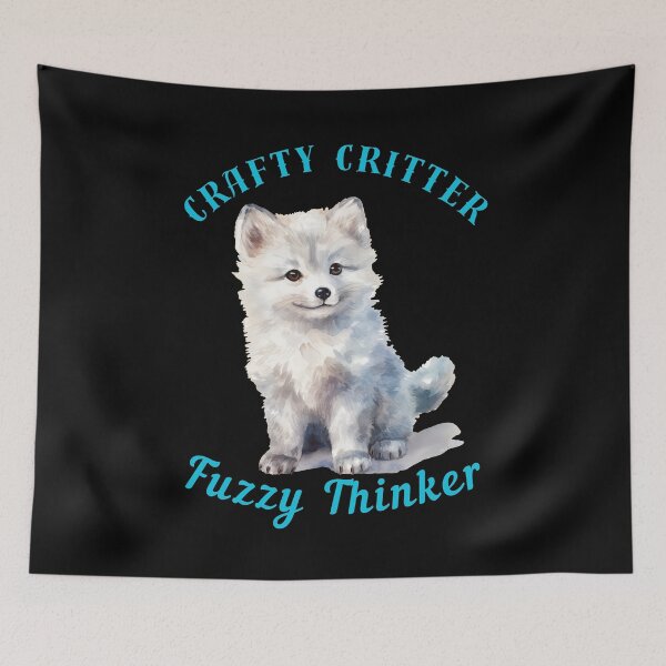 Item preview, Crafty Critter, Fuzzy Thinker. fox face designed and sold by FoxVibes.