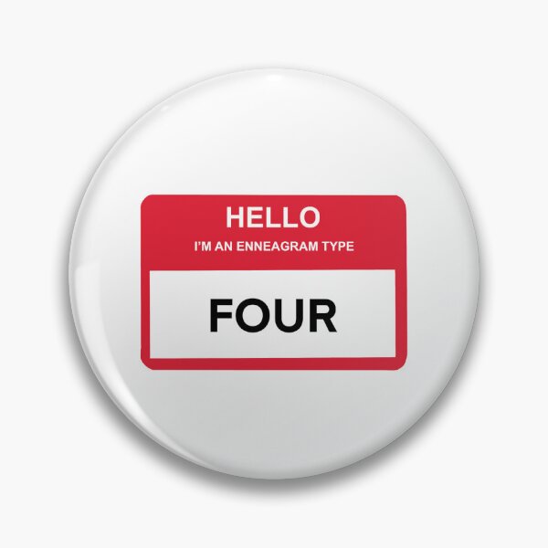 Item preview, Enneagram Type Four Name Tag designed and sold by delmarvastickers.