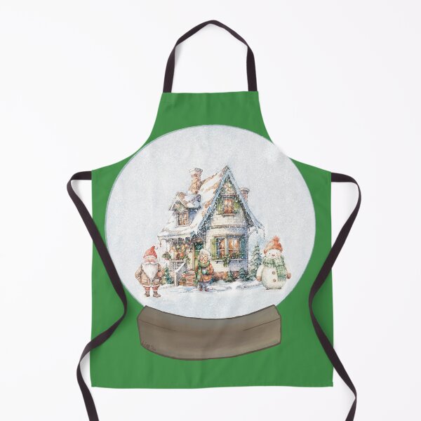 Item preview, Claus' Cottage Snow Globe designed and sold by LinaVP.