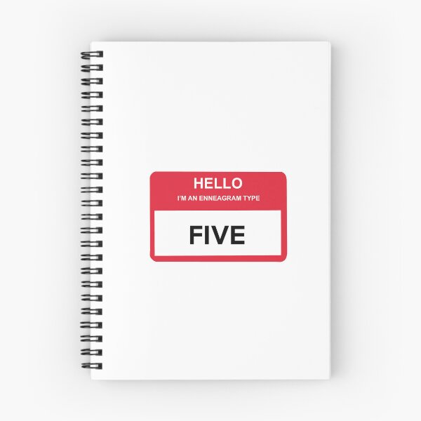 Item preview, Enneagram Type Five Name Tag designed and sold by delmarvastickers.