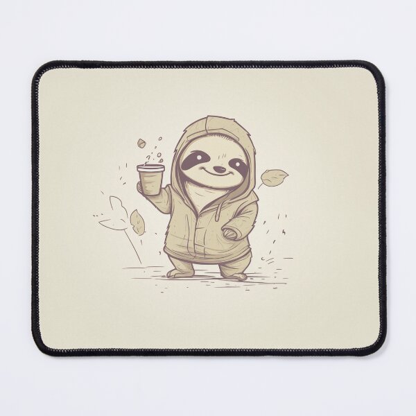 Item preview, Cute Sloth Drinking a Coffee designed and sold by Jamillionaire Shop.