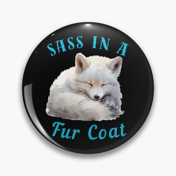 Item preview, Sass In A Fur Coat. vintage fox designed and sold by FoxVibes.
