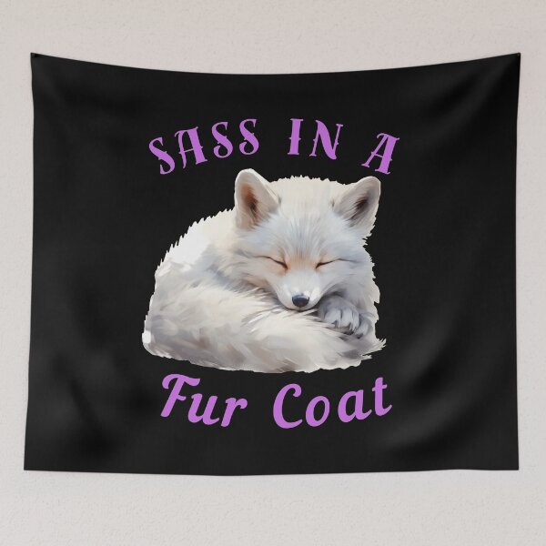 Item preview, Sass In A Fur Coat. fox boho designed and sold by FoxVibes.