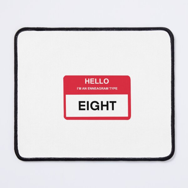 Item preview, Enneagram Type Eight Name Tag designed and sold by delmarvastickers.