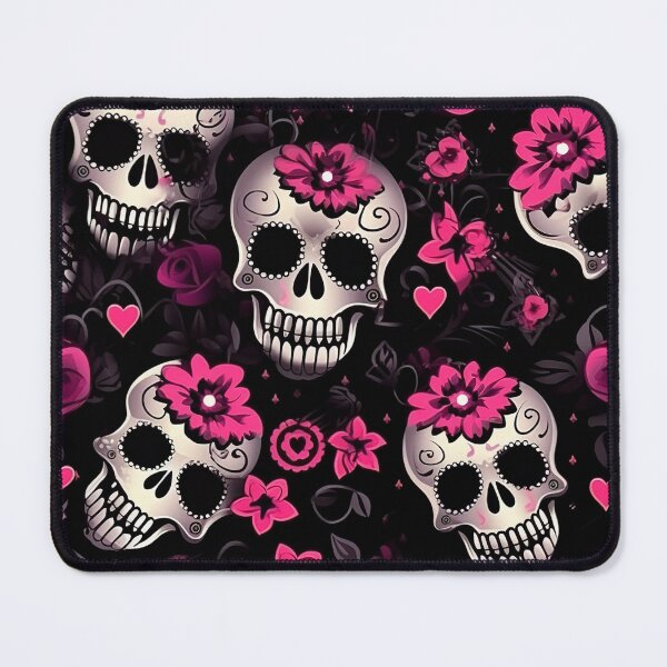 Item preview, Sweetheart Skulls Pattern designed and sold by Driftwood Spirits.