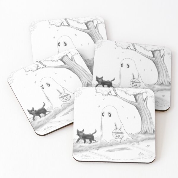 Item preview, Trick or Treating Ghost designed and sold by Liana Melissa Allen.