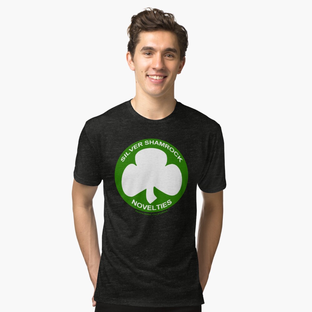 silver shamrock shirt