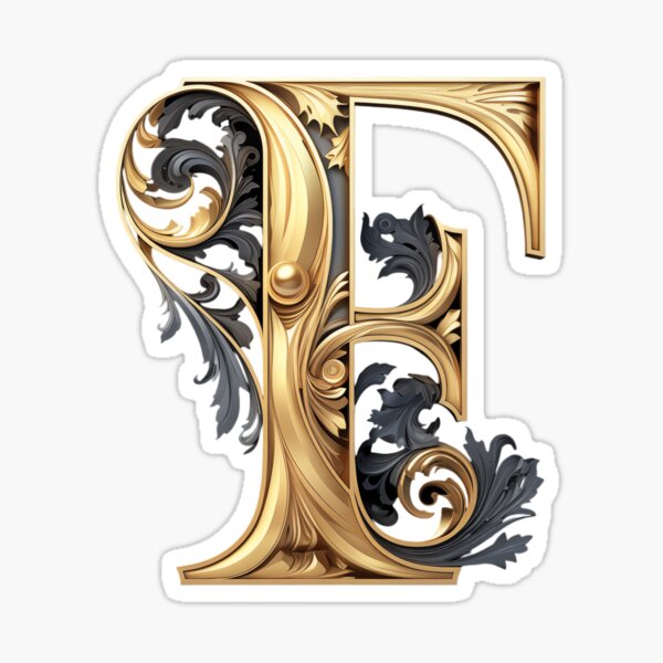 Item preview, Unique Alphabet Letter F; My Lord Style designed and sold by zerocrystal.