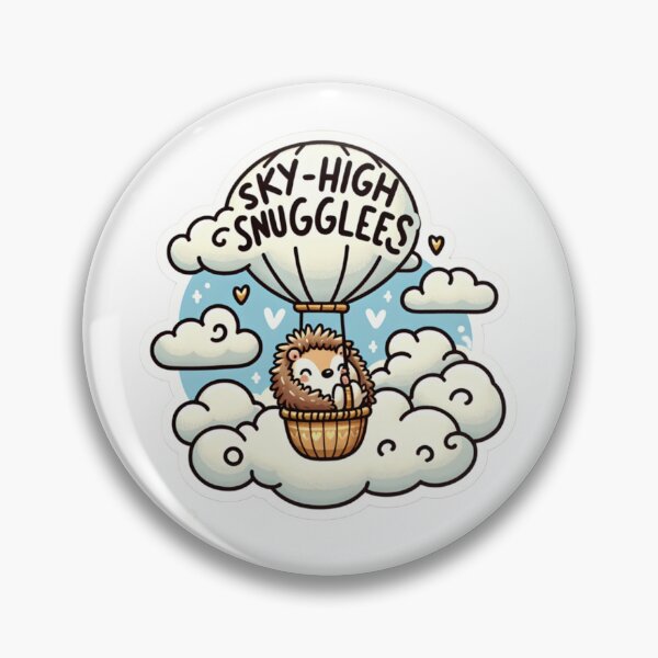 Item preview, Sky High Snuggles Cute Hedgehog designed and sold by Shrimp-Shirts.