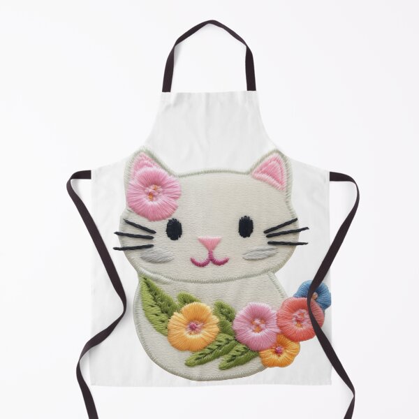 Item preview, Custom Hand-Knitted Aesthetic: Adorable Kitty Cat Art designed and sold by PaddyMcKhan.