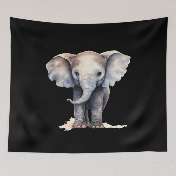 Item preview, Tiny Elephant designed and sold by ElephantVibes.