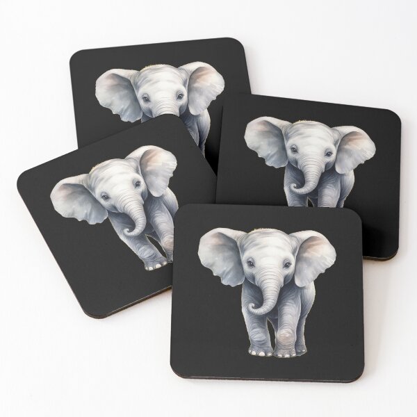 Item preview, Tiny Elephant designed and sold by ElephantVibes.