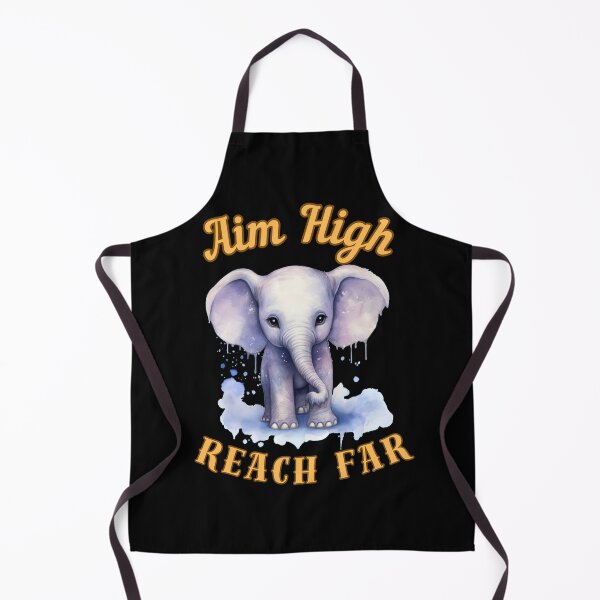 Item preview, Aim High, Reach Far. elephant lover designed and sold by ElephantVibes.