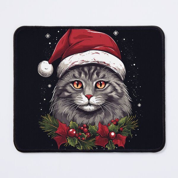Item preview, Cat In Santa Hat designed and sold by EdgarJake.