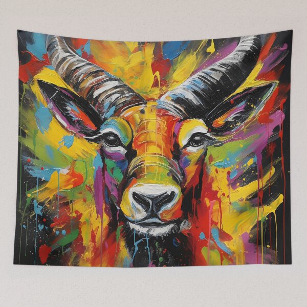 Item preview, Painting off the Endangered Saola (Asian unicorn) designed and sold by Brendon987.