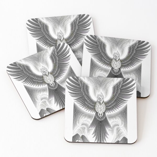 Item preview, Great white Phoenix designed and sold by MakeMyDaySweet.