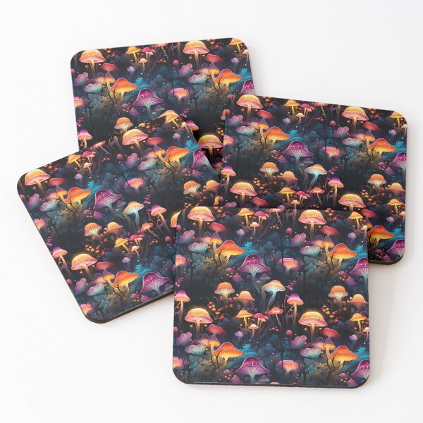 Item preview, Magical Mushrooms Pattern designed and sold by Faedrus.