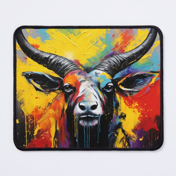 Item preview, Saola splash painting (Asian unicorn) designed and sold by Brendon987.