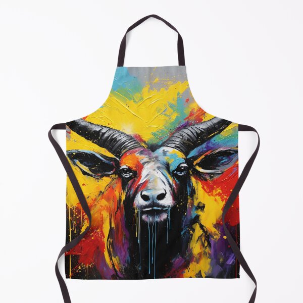 Item preview, Saola splash painting (Asian unicorn) designed and sold by Brendon987.