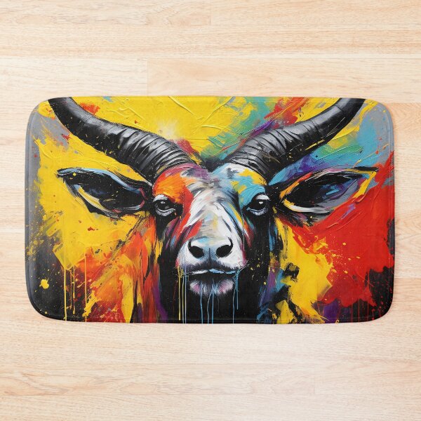 Item preview, Saola splash painting (Asian unicorn) designed and sold by Brendon987.