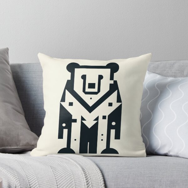 Item preview, Sleek Wilderness: Minimalist Geometric Bear designed and sold by FIYARO.