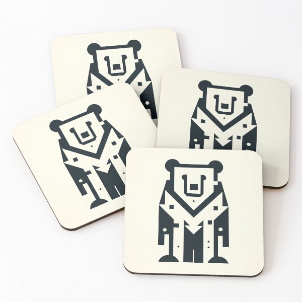 Item preview, Sleek Wilderness: Minimalist Geometric Bear designed and sold by FIYARO.