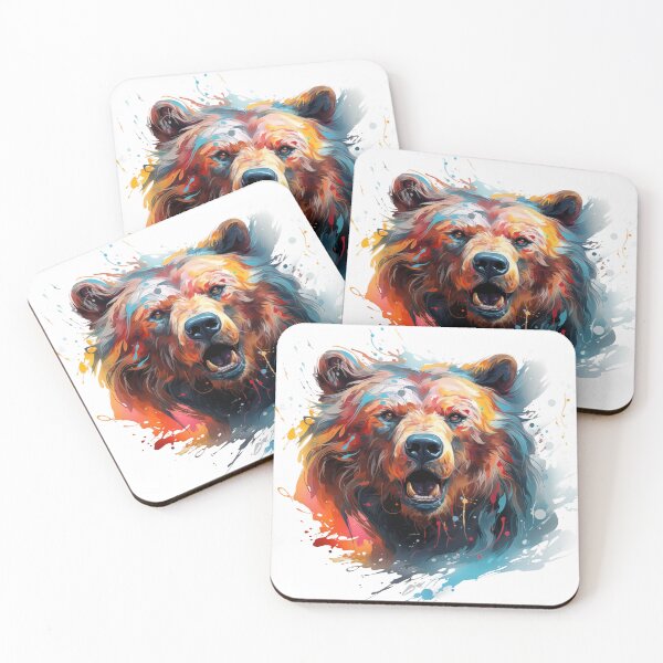 Item preview, Vivid Grizzly Bear designed and sold by manley-audio.