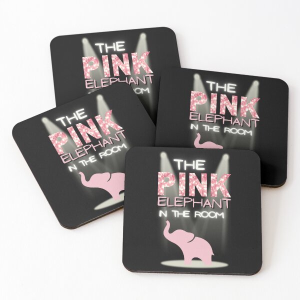 Item preview, The Pink Elephant in the Room designed and sold by Parasocialite.