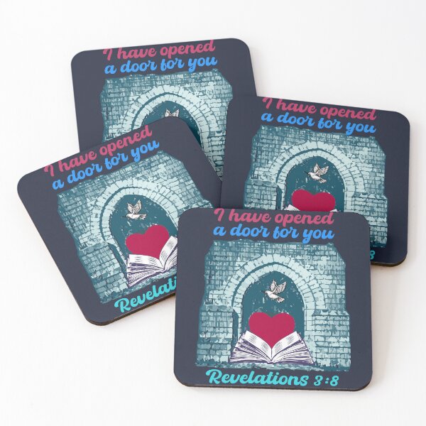 Item preview, Revelations 3:8 Bible Verse designed and sold by EdifiedExpressions.