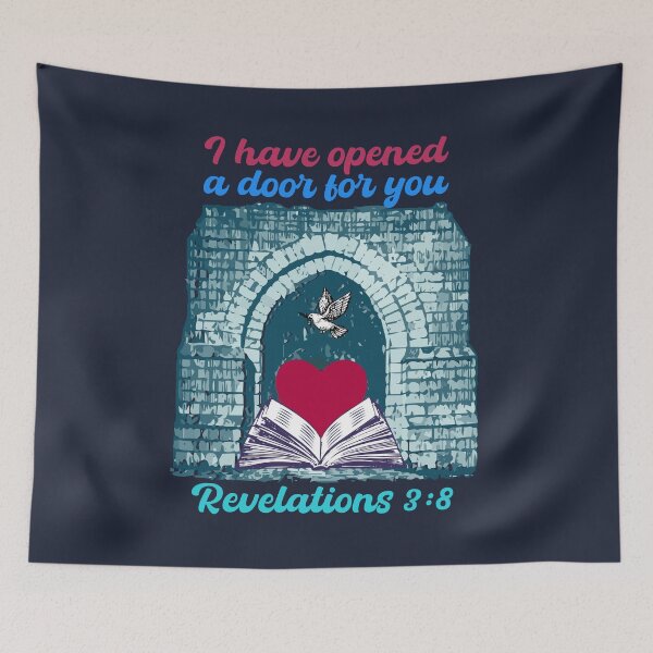Item preview, Revelations 3:8 Bible Verse designed and sold by EdifiedExpressions.