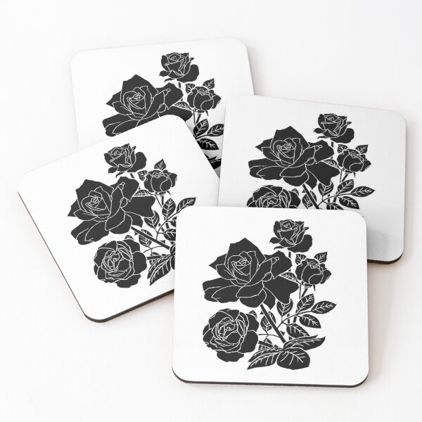 Item preview, Rose in black motif 2 designed and sold by vio4green.