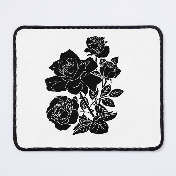 Item preview, Rose in black motif 2 designed and sold by vio4green.