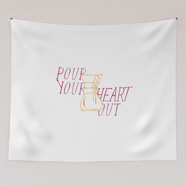 Item preview, Pour Your Heart Out - Coffee Pour Over  designed and sold by SaltLakeSteff.