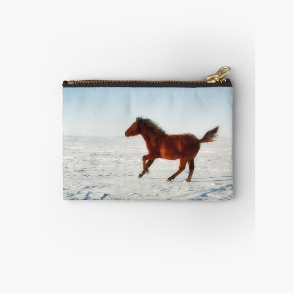 Item preview, Horse running on winter snow designed and sold by colorfulbundles.