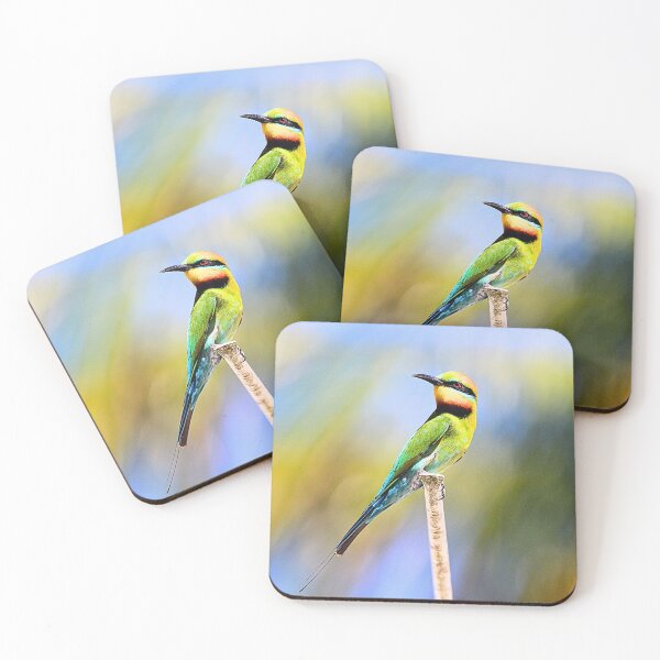 Item preview, Rainbow Bee Eater designed and sold by FeatheredFinds.