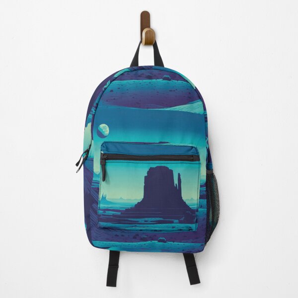 Item preview, Monument Valley Landscape with Road Blue Tones designed and sold by Secondearth.