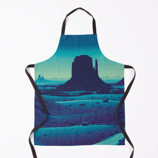 Item preview, Monument Valley Landscape with Road Blue Tones designed and sold by Secondearth.