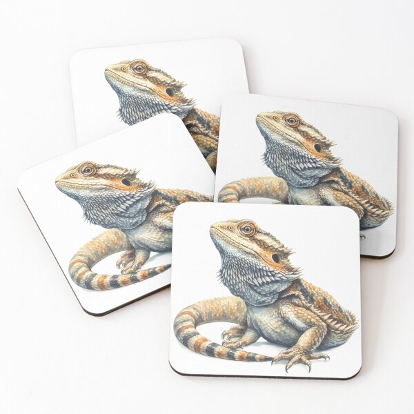 Item preview, Watercolor Bearded Dragon designed and sold by TheAnimalZ00.