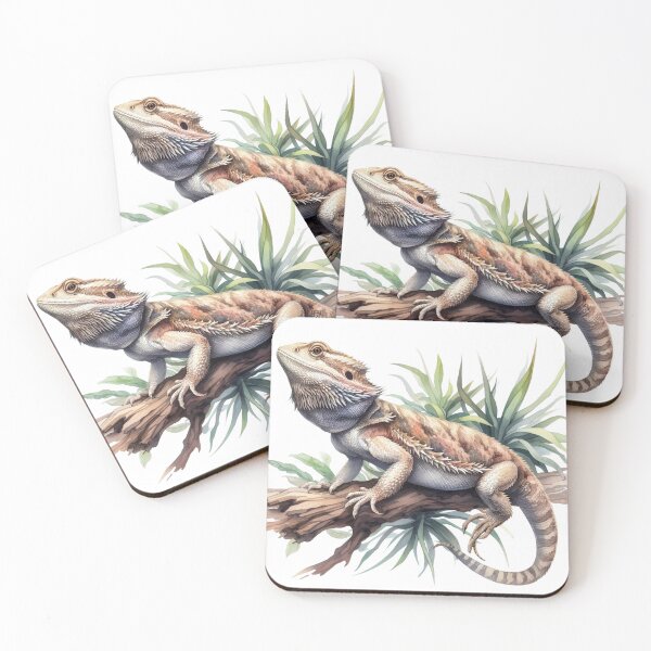 Item preview, Watercolor Bearded Dragon designed and sold by TheAnimalZ00.