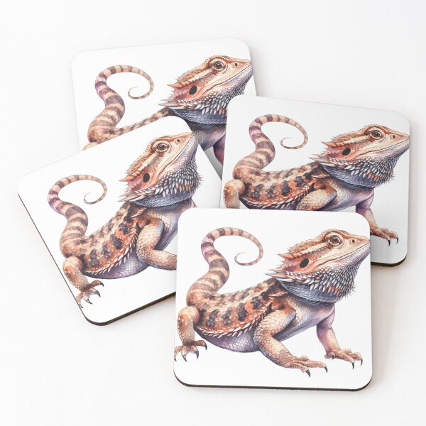 Item preview, Watercolor Bearded Dragon Reptile designed and sold by TheAnimalZ00.