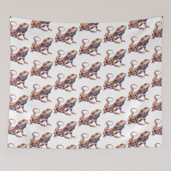 Item preview, Watercolor Bearded Dragon Reptile designed and sold by TheAnimalZ00.