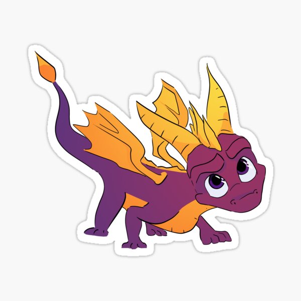Vista previa del artículo con la obra «Spyro», diseñado y vendido por Carlita Rose.