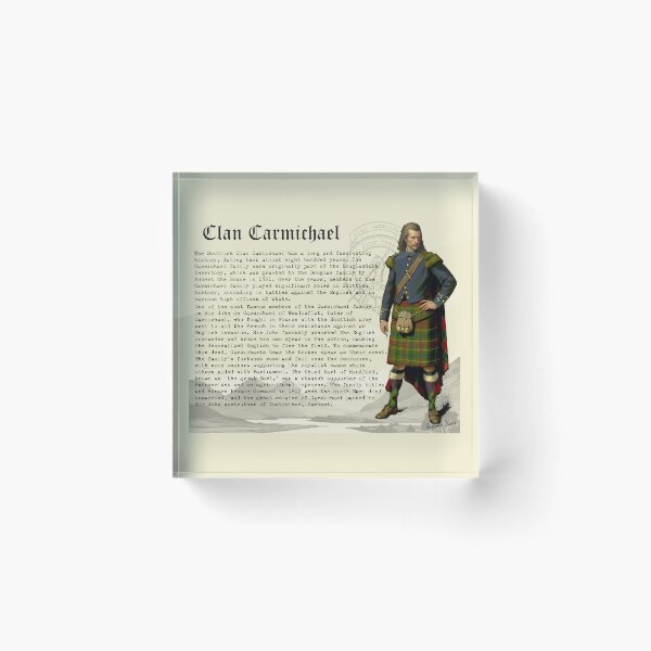 Item preview, Clan Carmichael Scottish History  designed and sold by BagTown Clans.