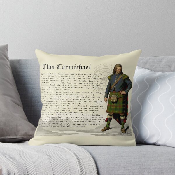 Aperçu de l'œuvre Histoire écossaise du clan Carmichael créée et vendue par BagTown Clans.