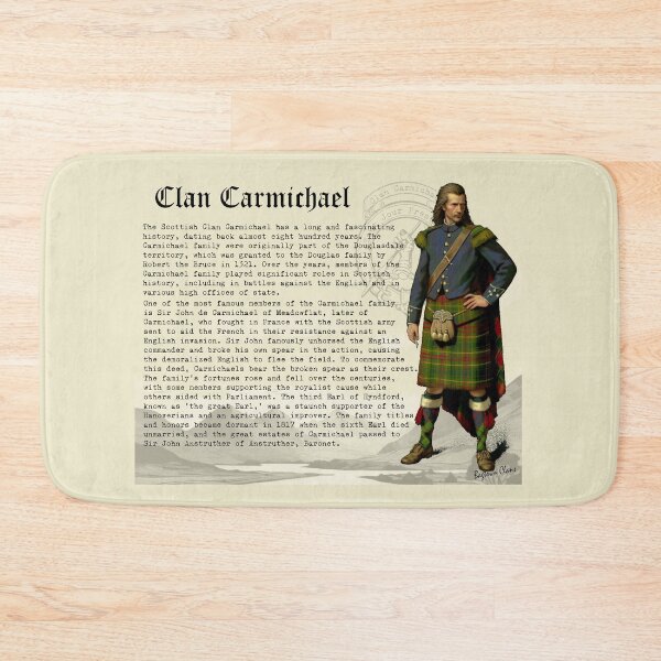 Item preview, Clan Carmichael Scottish History  designed and sold by BagTown Clans.