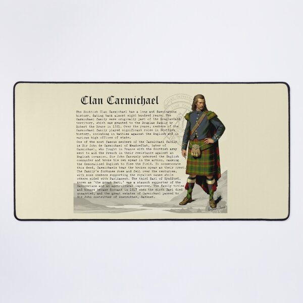 Item preview, Clan Carmichael Scottish History  designed and sold by BagTown Clans.